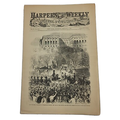 #ad Reissue Of Harpers Weekly Civil War Era Newspaper Journal of Civilization 220 $16.19