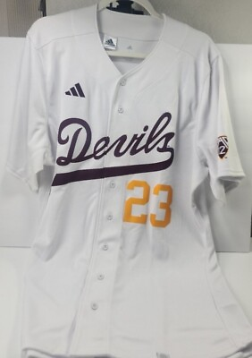 #ad Adidas Arizona State Sun Devils Baseball Jersey NWT $99.99