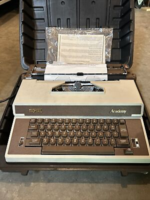 #ad Vintage ROYAL Academy TYPEWRITER portable electric w Case UNTESTED $15.99