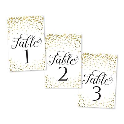 #ad Gold Table Numbers 1 20 Wedding Table Numbers Table Numbers for Wedding Rec... $23.76