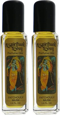 #ad 2 Pack Patchouly Musk Scented Oil Spiritual Sky 1 4 Ounce Bottle $12.99