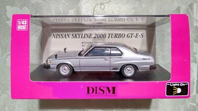 #ad 1 43 Dism Nissan Skyline 2000 Turbo Gt E S 1980 Khgc 211 Late Silver Minicar $104.32