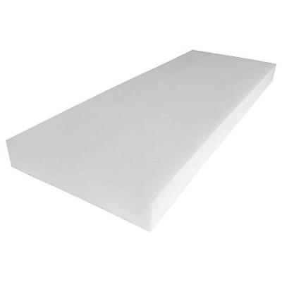 #ad 0.5quot; x 24quot; x 72quot; Medium Density Upholstery Foam CushionSeat Replacement Uph... $36.29