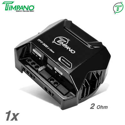 #ad 1x Timpano TPT 500 2 Ohms Compact 1 Channel Amplifier 500W Car Audio Digital Amp $69.95