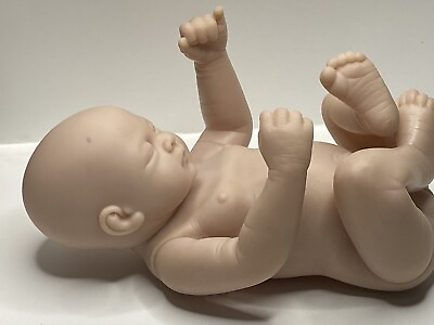 #ad Life Like NewBorn Baby Doll Silicone GF 7057#M 11” Infant Female Reborn $14.00
