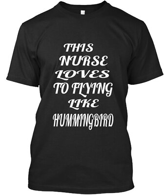 #ad Nurse Loves To Flying T Shirt Made in the USA Size S to 5XL $21.78