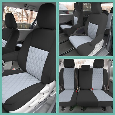 Neoprene Custom Fit Seat Covers for 2011 2020 Toyota Sienna Full Set $398.99