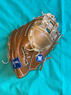 Spalding Baseball Glove 10quot; RHT 42 9311 Top Grain Leather I1 $15.40