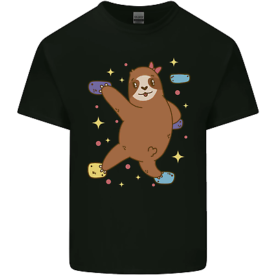 #ad Rock Climbing Sloth Climber Kids T Shirt Childrens $10.92