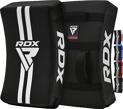 #ad Muay Thai Kick Pad by RDX MMA Kick Shield Focus Mitts Kickboxing Arm Shield $72.99