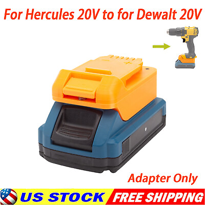 #ad Battery Adapter For Hercules 20V Li ion Battery to for Dewalt 20V Drill Tools $19.99