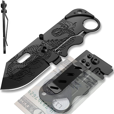 #ad Credit Card Knives Lot Folding Wallet Thin Pocket Survival Micro Knife $17.06