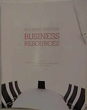 #ad Business Resources: MGT 3513 Paperback by Pearson Custom Very Good $11.36