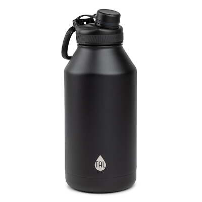#ad TAL Stainless Steel Ranger Water Bottle 64oz Great for the Outdoors Black $15.18