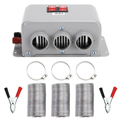 #ad 3 Hole 12V 800W Electric Car Heater Heating Fan Defogger Defroster Demister $26.00