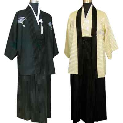#ad Kimono men#x27;s fashionable Japanese kimono long sleeved clothing $60.45
