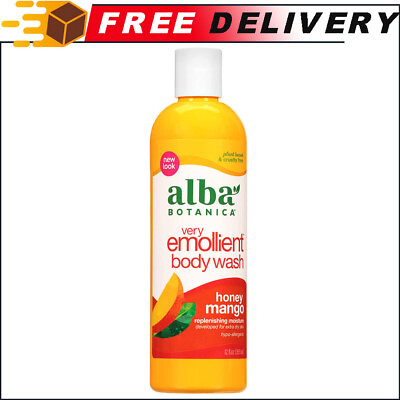 #ad Alba Botanica Very Emollient Honey Mango Body Wash Replenishing Moisture 12 oz $8.75