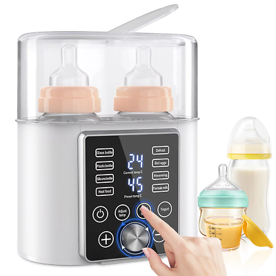 #ad Baby Bottle Warmer 12 In 1 Babies Fast Bottle Milk Warmer Double Food Heater D $44.92