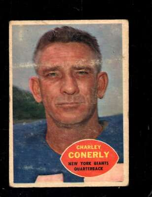 #ad 1960 TOPPS #72 CHARLEY CONERLY GOOD NY GIANTS *X97788 $2.25