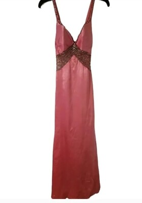 #ad Vintage Beautiful Pink Formal Dress Size 4 $70.00