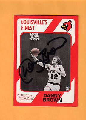 #ad Danny Brown Louisville Cardinals AUTO Signed 1989 card North Vernon Indiana 3K $10.00