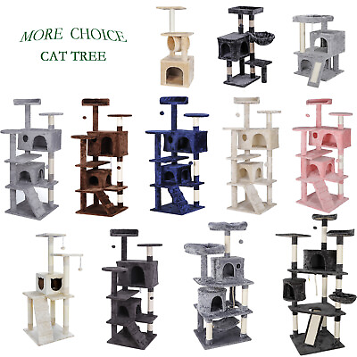 #ad Cat Tree Condo Tower Cat Activity Center for Small Medium Cats Multiple Sizes $33.58