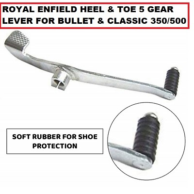 #ad Fits Royal Enfield quot;New Heel amp; Toe 5 Gear Leverquot; for Bullet Classic 350 500 $19.99