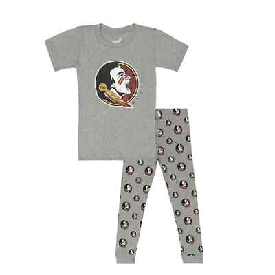 #ad Kids#x27; Florida State Seminoles Short Sleeve Pant Sleep Set Size Large $26.99