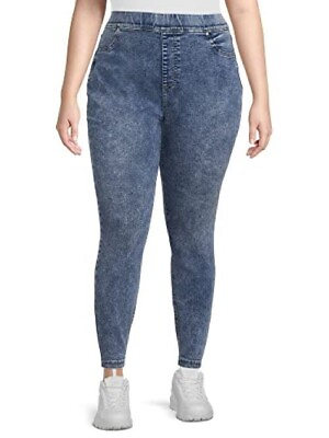 #ad Terra amp; Sky Women Plus Size High Rise Skinny Jeggings Jeans 2X 20W 22W $17.75