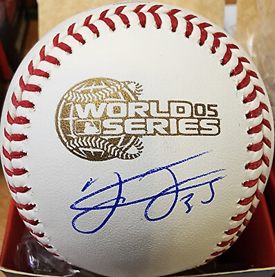 #ad Frank Thomas Autographed 2005 World Series Official Major League Baseball JSA CO $89.99