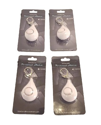 #ad BRAND NEW Safesound Personal Alarm Safety Security Lot of 4 $30.00