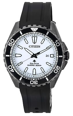 #ad Citizen Promaster Marine White Dial Eco Drive Diver#x27;s BN0197 08A Men#x27;s Watch C $347.49