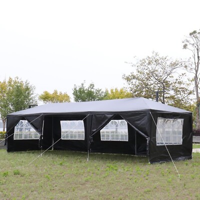 #ad 10#x27;x30#x27; Outdoor Party Tent with 8 Removable Sidewalls Waterproof Canopy Patio W $115.92