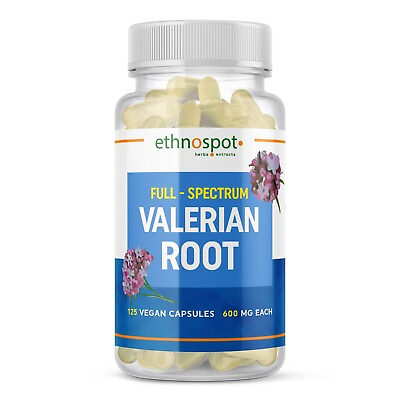 #ad Full Spectrum Valerian Root Capsules Calming amp; Relaxing Herbal Sleep Aid 125 $21.95