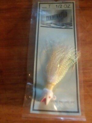 #ad New In Pack 1 2 oz. terminator Smilin bill Saltwater bucktail. A Pack of 6 $6.50