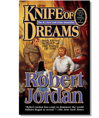 #ad KNIFE OF DREAMS by Robert Jordan a paperback book FREE SHIPPING Wheel of Time 11 $22.88