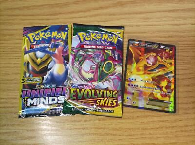 #ad Pokemon EVOLVING SKIES Booster Pack 3 Card Mini Pack FREE GIFT VINTAGE ? C $14.99