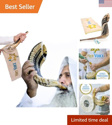 #ad Kosher Ram Shofar 14quot; 16quot; Musical Horn with Carrying Bag Decorative Jewis... $71.99