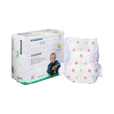 #ad MCK Unisex Baby Diaper McKesson Size 5 Disposable Heavy Absorbency $28.22