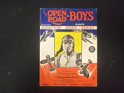 #ad 1935 MARCH OPEN ROAD FOR BOYS MAGAZINE ST 4620 $30.00