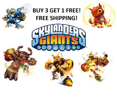 #ad Skylanders Giants Figures BUY 3 GET 1 FREE FREE SHIPPING $2.99