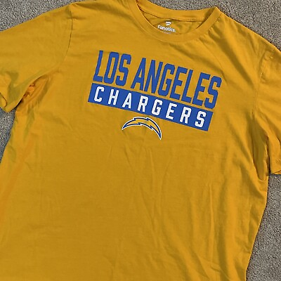 #ad Men’s Fanatics Los Angeles Chargers 2XL Crew Neck T Shirt $19.99