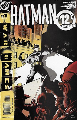 #ad Batman Comic 1 The 12 Cent Adventure Cover A First Print 2004 Grayson Bachs DC $13.45