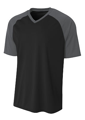 #ad A4 Mens 4oz. Micro Poly Interlock Short Sleeves Strike Raglan T Shirt N3373 $12.70