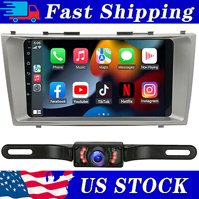 #ad For Toyota Camry 2007 2011 Android 12 Car Stereo Apple Carplay Player GPS Radio $119.99