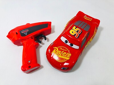 #ad Cars 3 Lightning McQueen Crazy Crash And Smash RC Car Thinkway Toys Brand $29.99