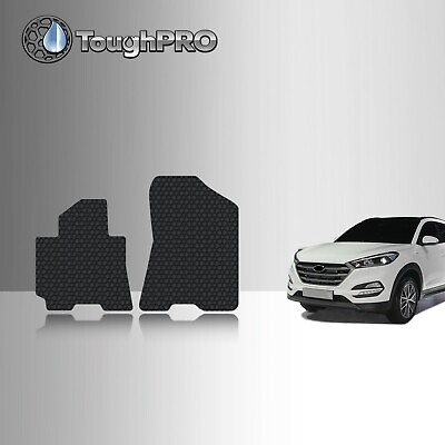 #ad ToughPRO Front Mats Black For Hyundai Tucson All Weather 2021 $59.95