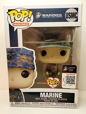 #ad Funko Pop Vinyl: Marines The Few The Proud Military Female Soldier In Camo $16.99