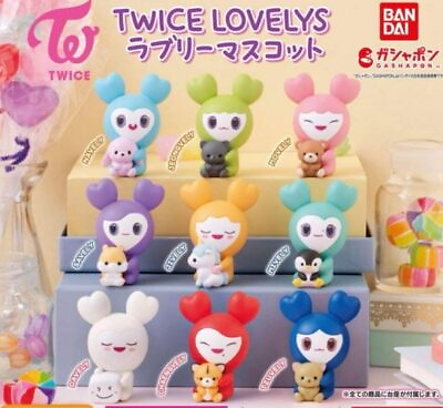 #ad gacha Figures Set of 9 complete TWICE LOVELYS mascot figure capsule toy japan $79.08