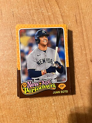 #ad 2024 Topps Heritage 25 Card Complete New Age Performers Insert Set $14.99